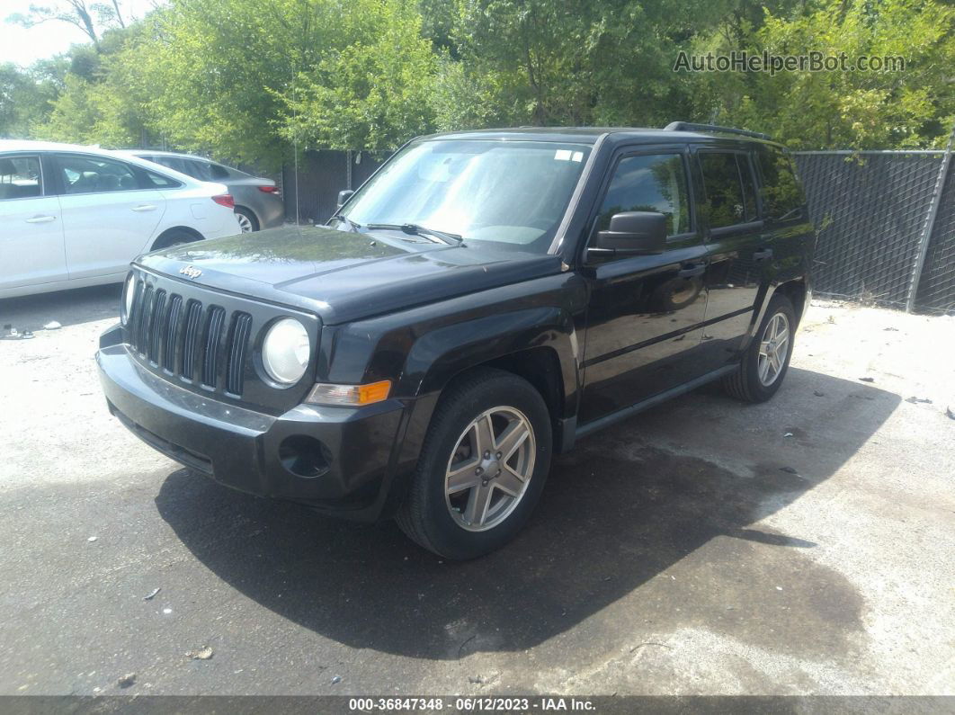 2008 Jeep Patriot Sport Black vin: 1J8FT28WX8D725320