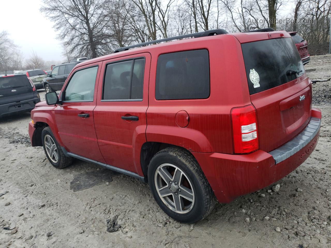 2008 Jeep Patriot Sport Maroon vin: 1J8FT28WX8D796520