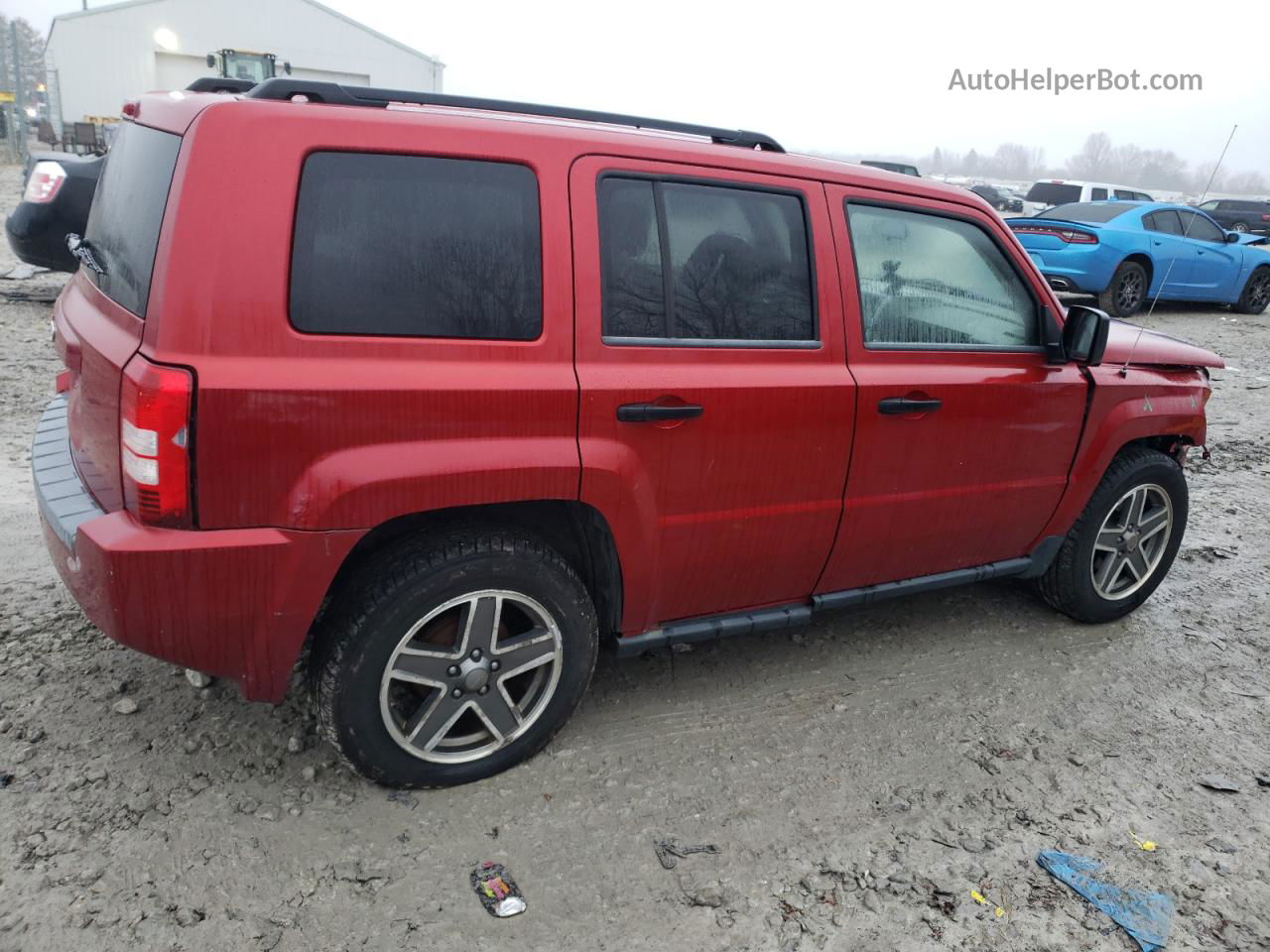 2008 Jeep Patriot Sport Maroon vin: 1J8FT28WX8D796520