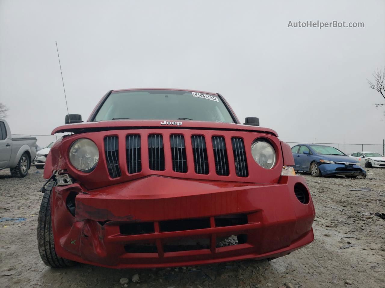 2008 Jeep Patriot Sport Maroon vin: 1J8FT28WX8D796520