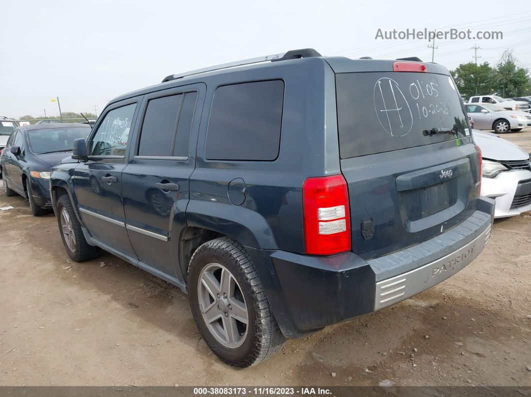 2008 Jeep Patriot Limited Blue vin: 1J8FT48W08D519807