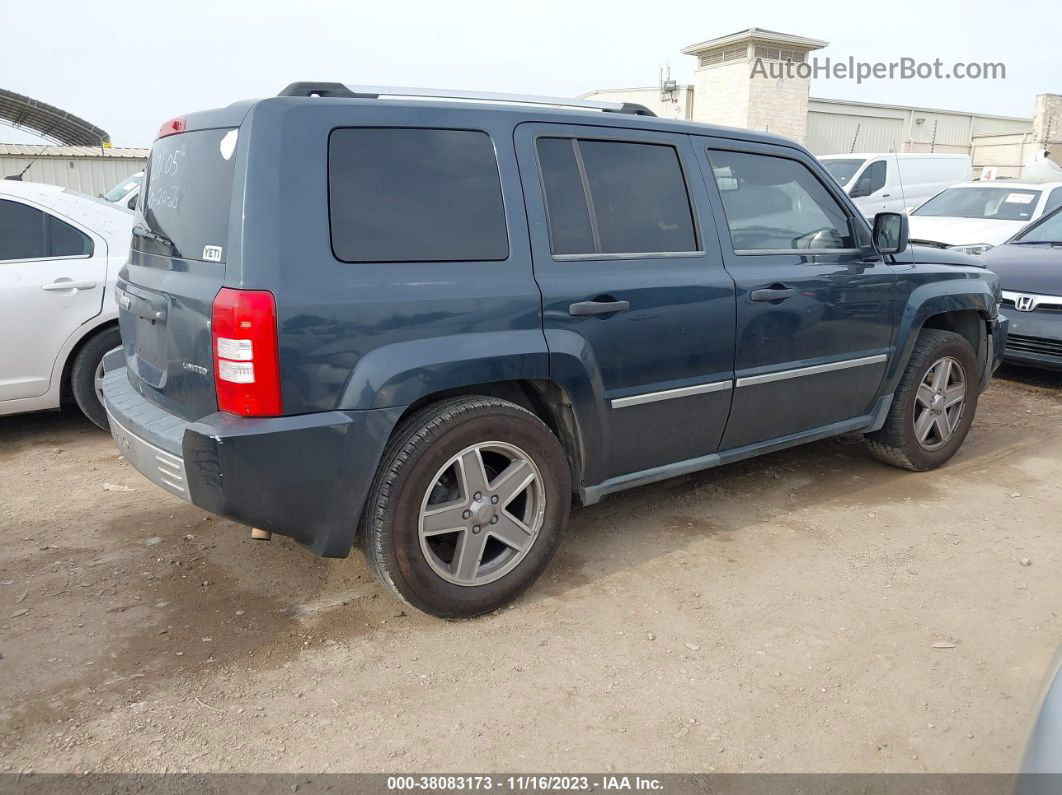 2008 Jeep Patriot Limited Blue vin: 1J8FT48W08D519807