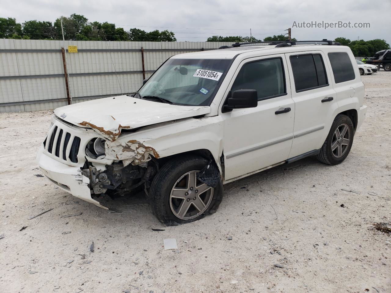 2008 Jeep Patriot Limited White vin: 1J8FT48W08D605070