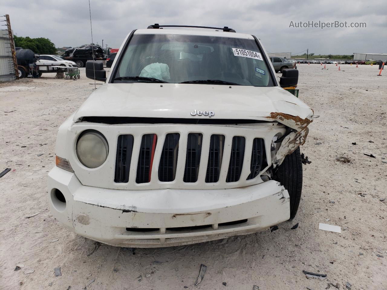 2008 Jeep Patriot Limited Белый vin: 1J8FT48W08D605070