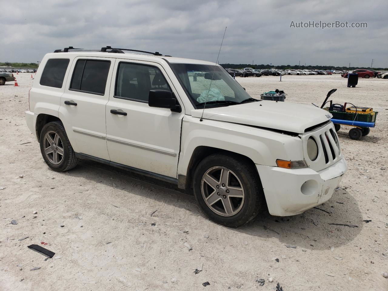 2008 Jeep Patriot Limited White vin: 1J8FT48W08D605070