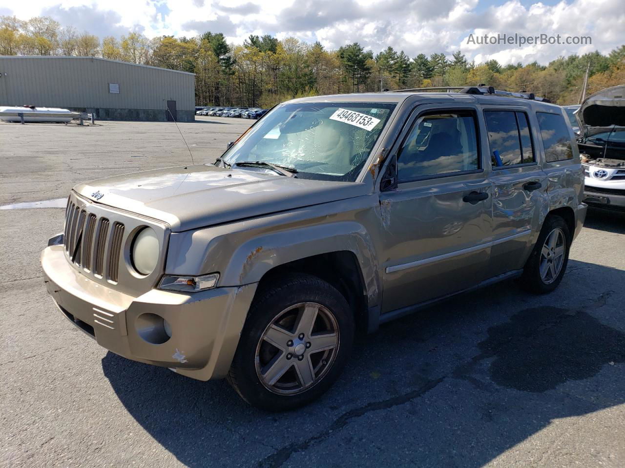 2008 Jeep Patriot Limited Бежевый vin: 1J8FT48W28D534938