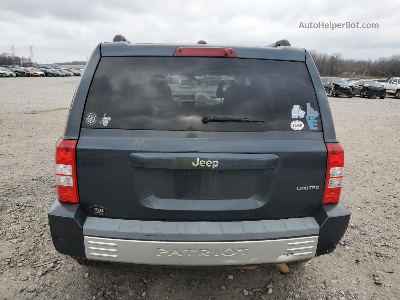 2008 Jeep Patriot Limited Blue vin: 1J8FT48W28D544272