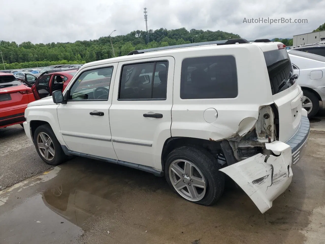 2008 Jeep Patriot Limited Белый vin: 1J8FT48W68D584984