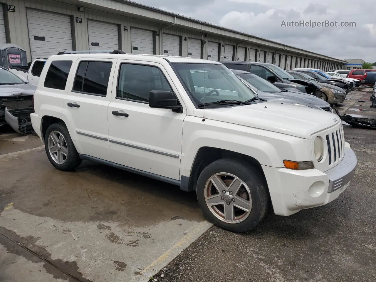 2008 Jeep Patriot Limited Белый vin: 1J8FT48W68D584984