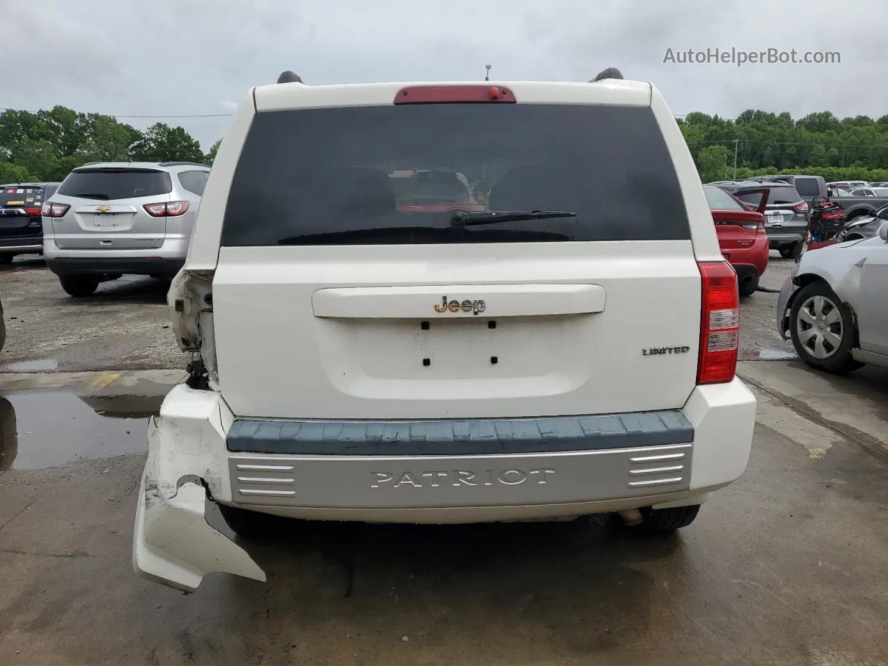 2008 Jeep Patriot Limited White vin: 1J8FT48W68D584984