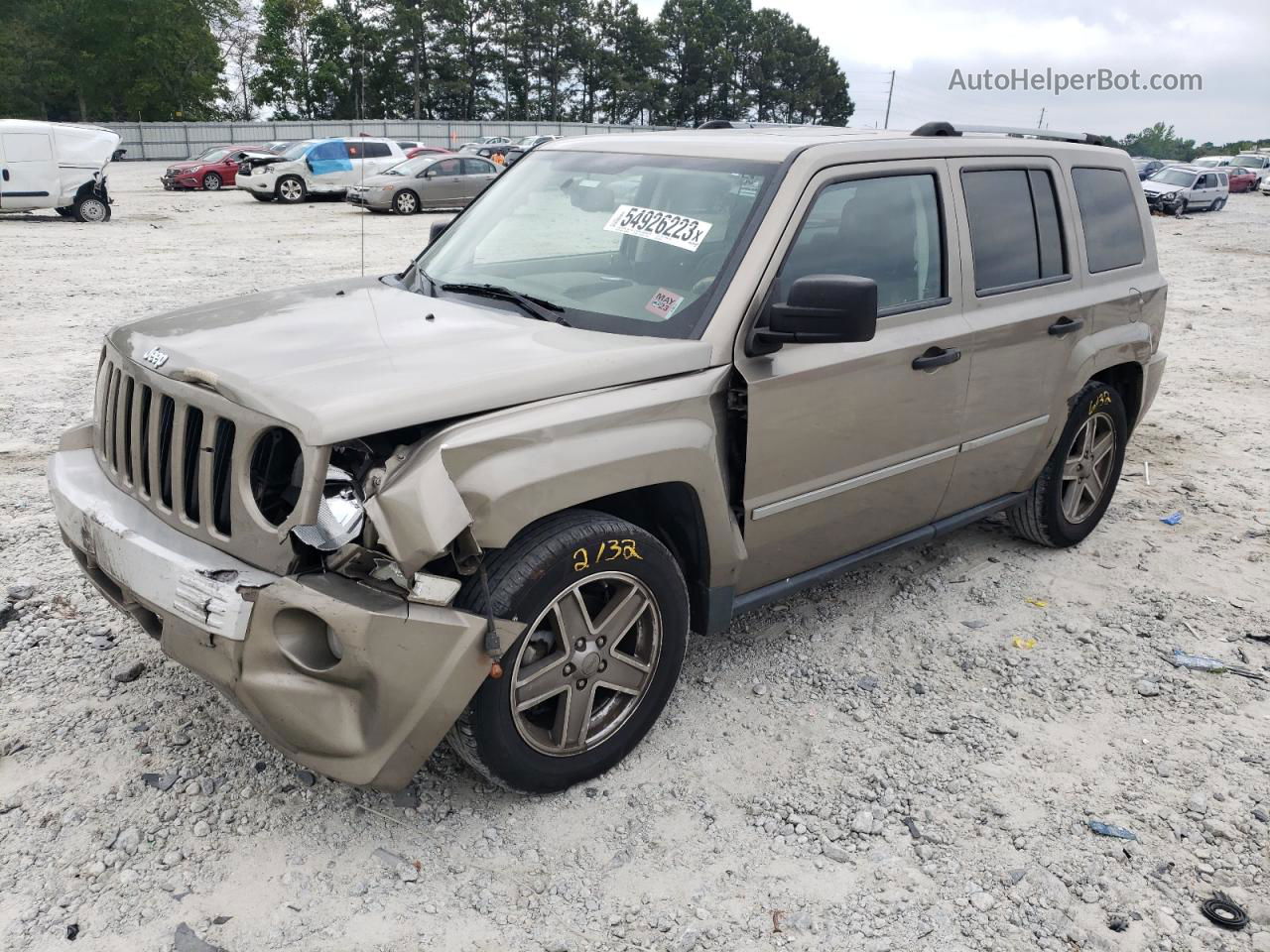 2008 Jeep Patriot Limited Tan vin: 1J8FT48W78D520971