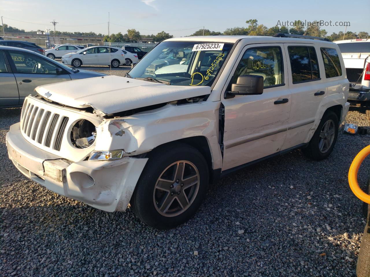 2008 Jeep Patriot Limited White vin: 1J8FT48W88D560444