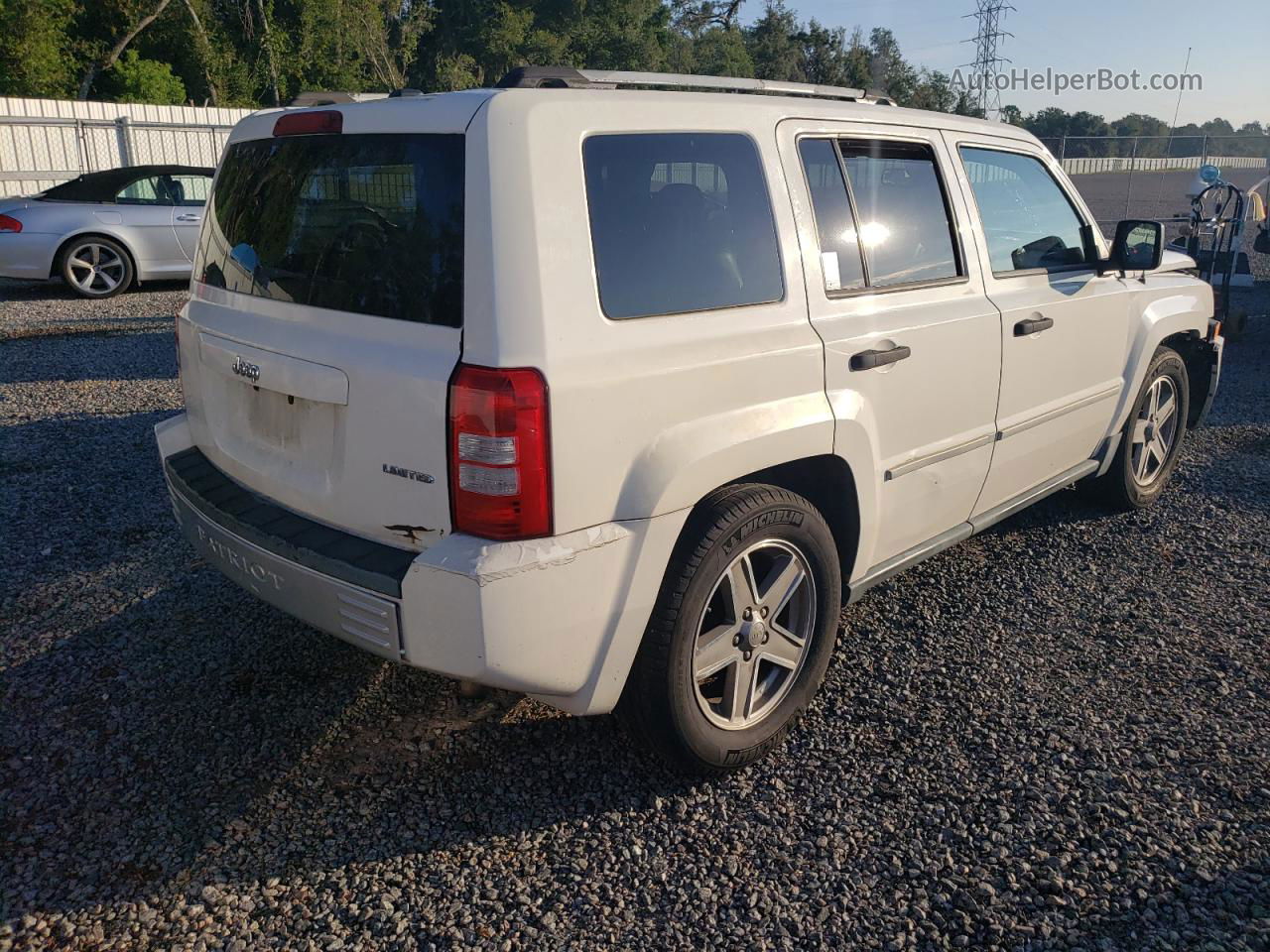 2008 Jeep Patriot Limited White vin: 1J8FT48W88D560444