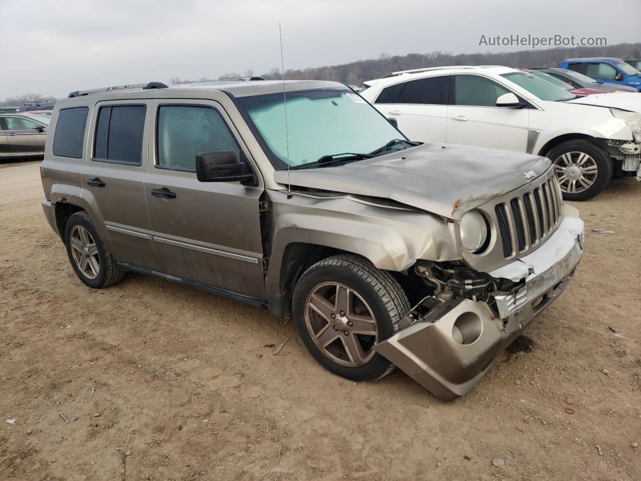 2008 Jeep Patriot Limited Желто-коричневый vin: 1J8FT48WX8D519622