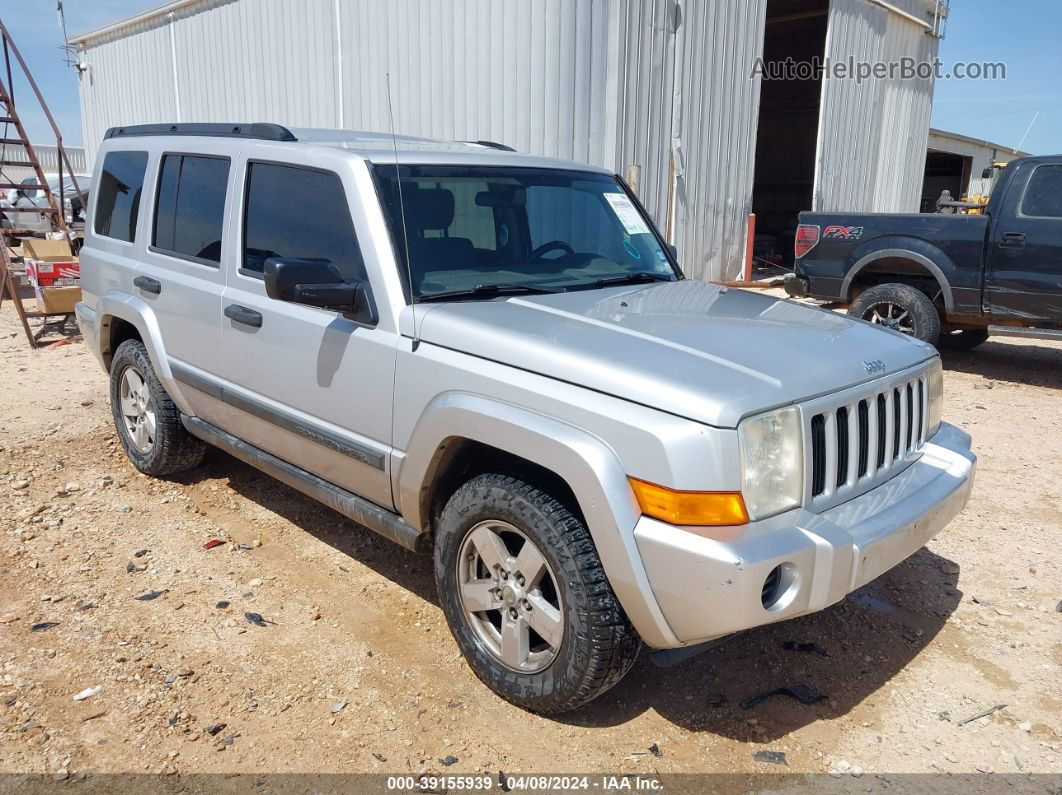 2006 Jeep Commander   Silver vin: 1J8HG48K06C150024