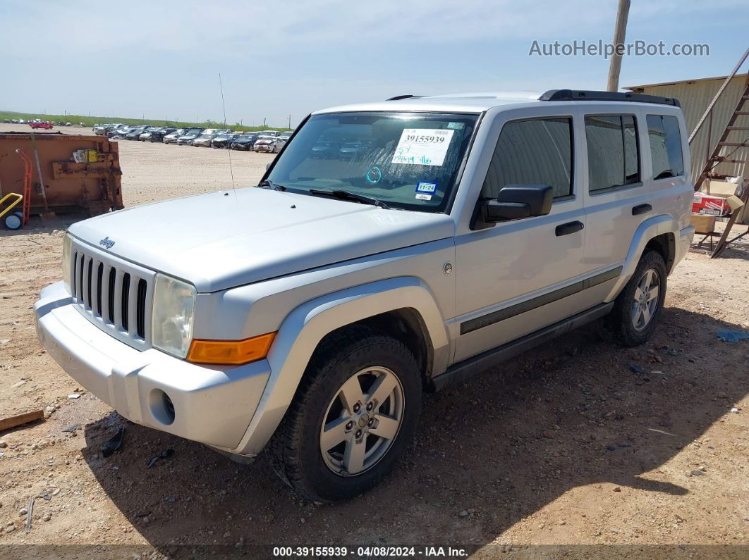 2006 Jeep Commander   Silver vin: 1J8HG48K06C150024