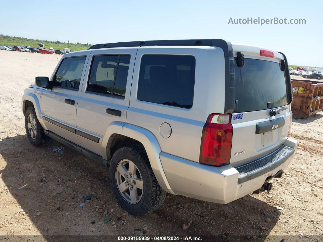 2006 Jeep Commander   Silver vin: 1J8HG48K06C150024