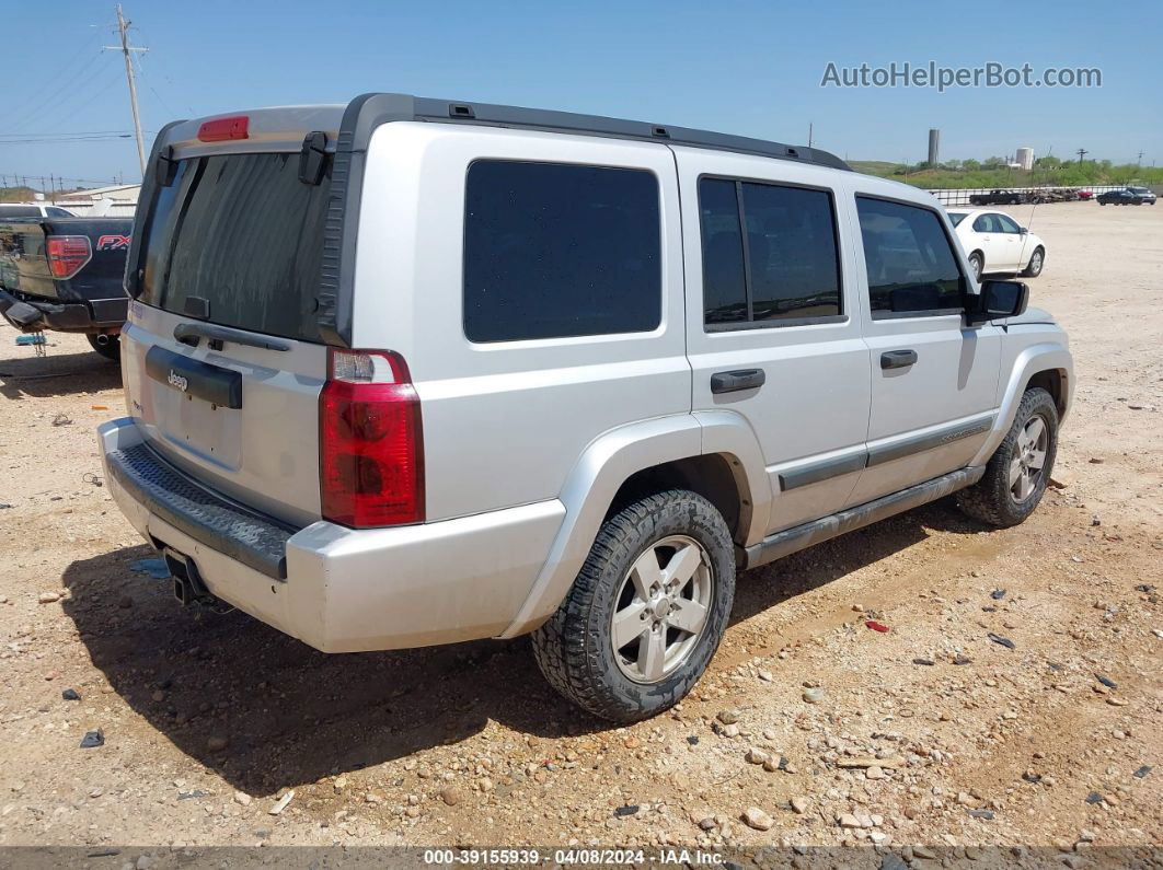 2006 Jeep Commander   Silver vin: 1J8HG48K06C150024