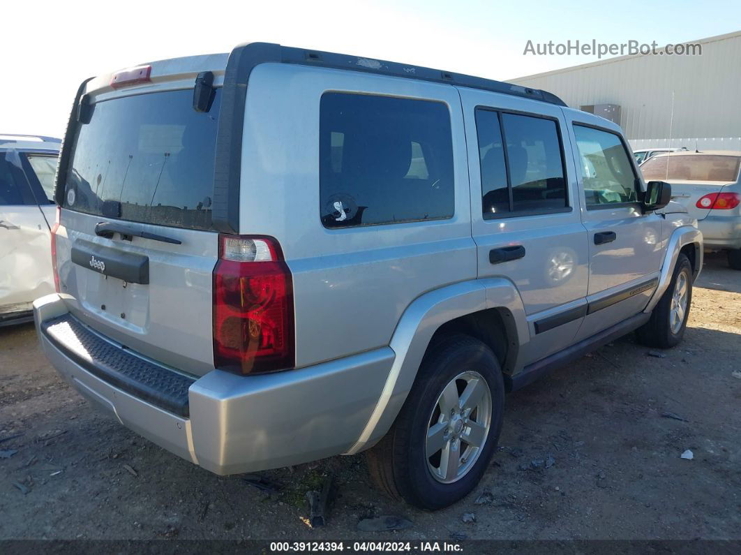 2006 Jeep Commander   Silver vin: 1J8HG48K06C191138