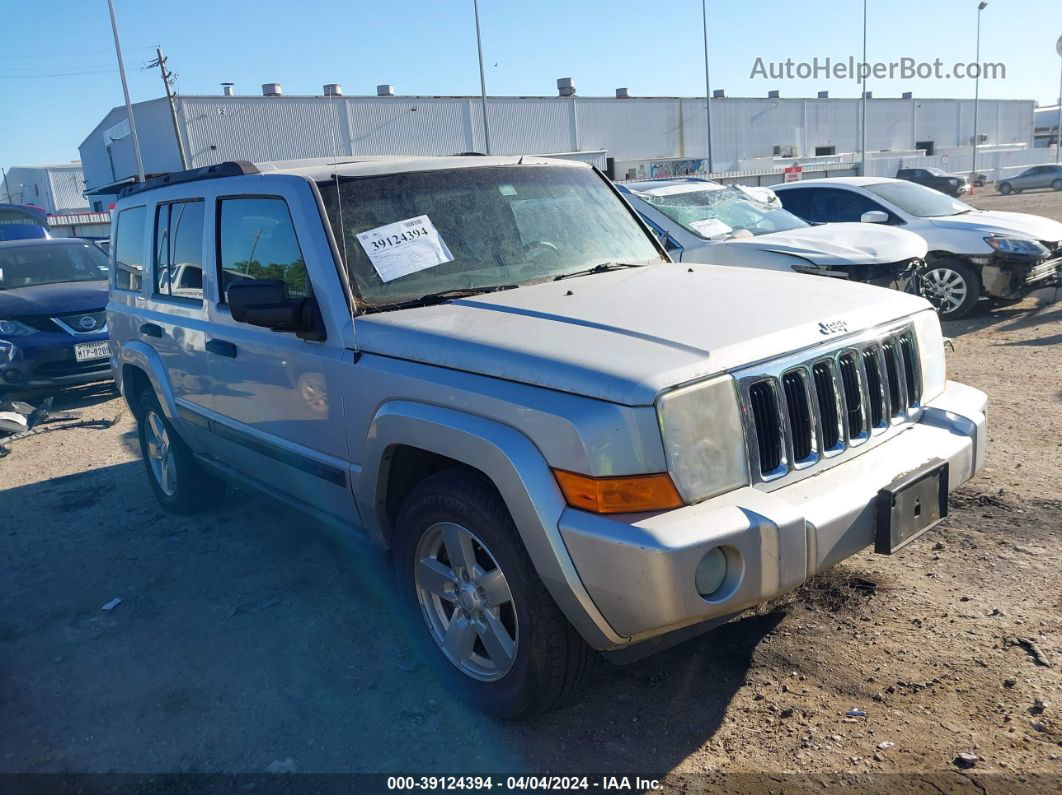 2006 Jeep Commander   Silver vin: 1J8HG48K06C191138