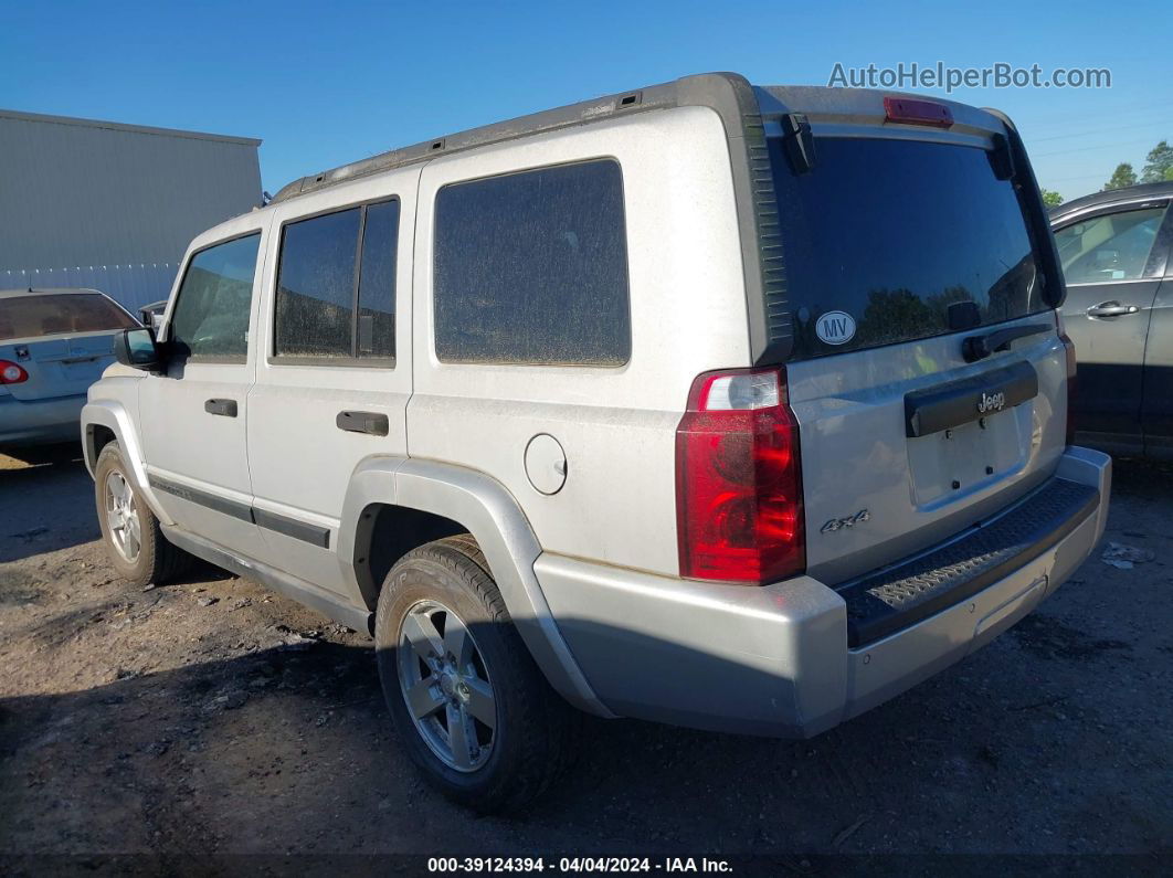 2006 Jeep Commander   Silver vin: 1J8HG48K06C191138