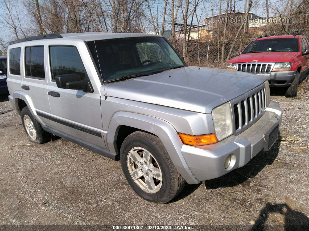 2006 Jeep Commander   Silver vin: 1J8HG48K06C231783