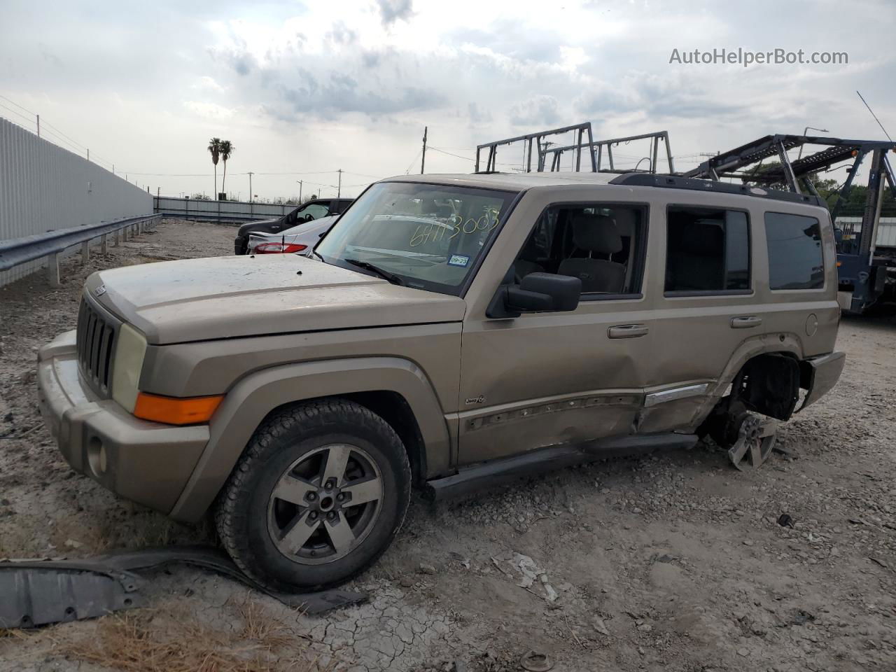 2006 Jeep Commander  Gold vin: 1J8HG48K06C264458