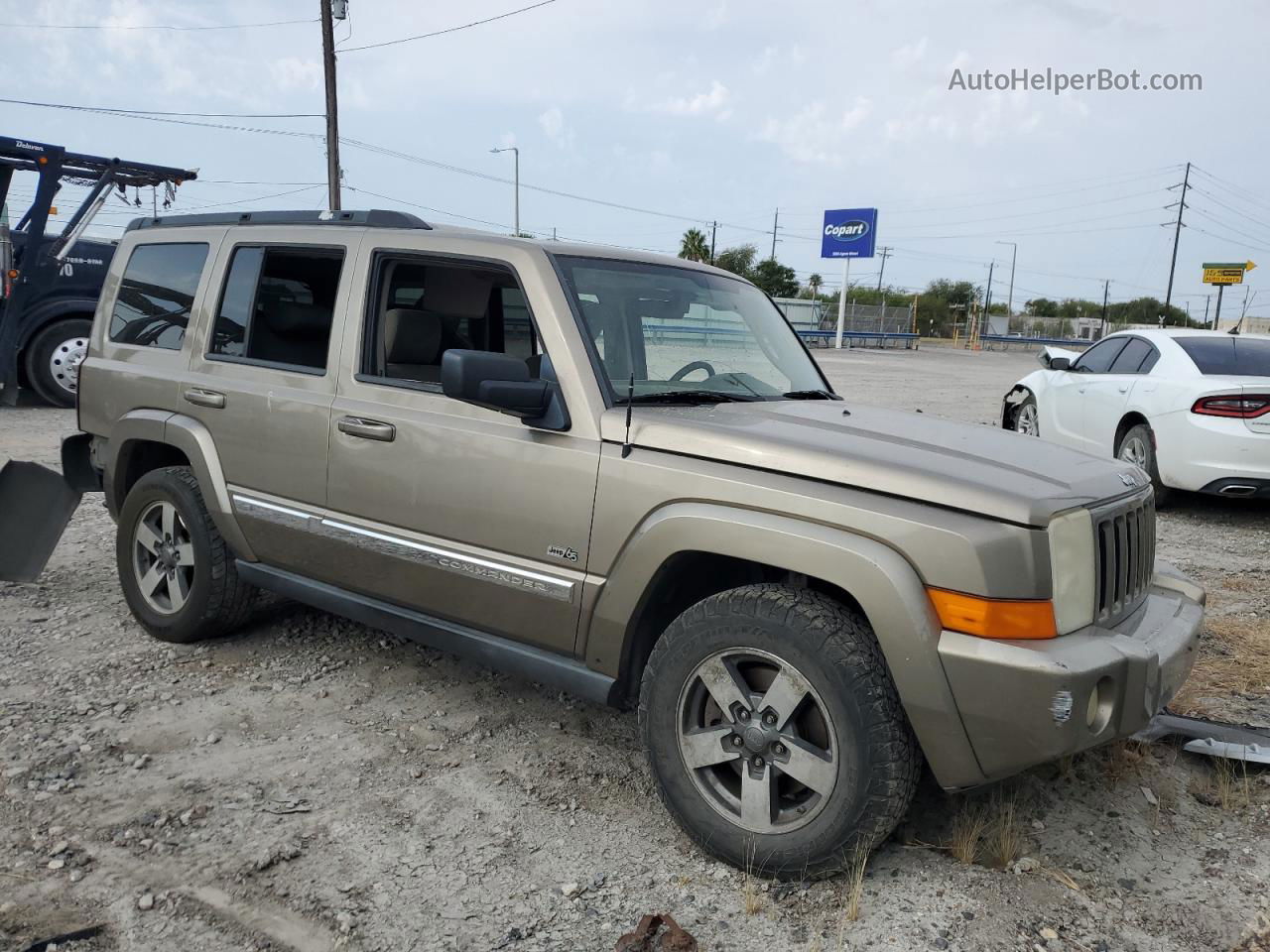 2006 Jeep Commander  Gold vin: 1J8HG48K06C264458