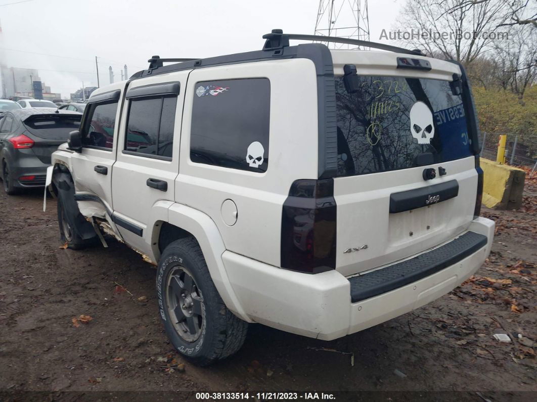 2006 Jeep Commander White vin: 1J8HG48K16C149528