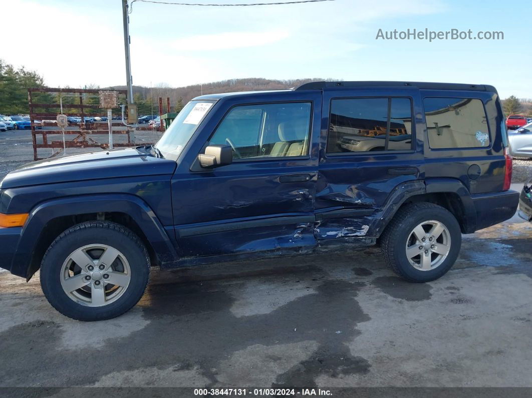 2006 Jeep Commander   Blue vin: 1J8HG48K16C263528