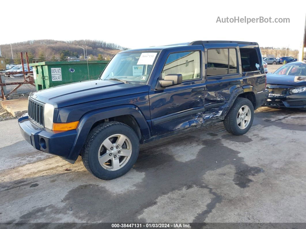 2006 Jeep Commander   Blue vin: 1J8HG48K16C263528