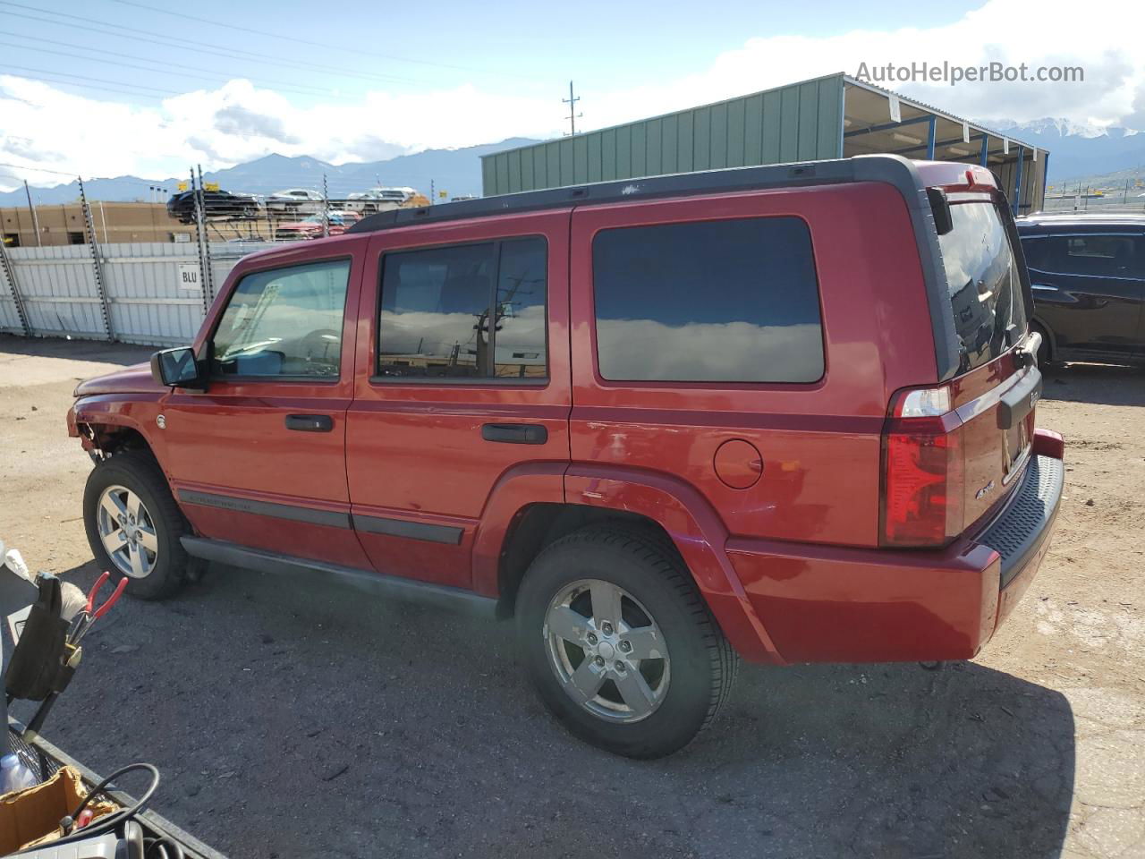 2006 Jeep Commander  Red vin: 1J8HG48K36C127238