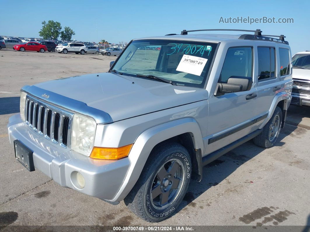 2006 Jeep Commander   Silver vin: 1J8HG48K46C206014