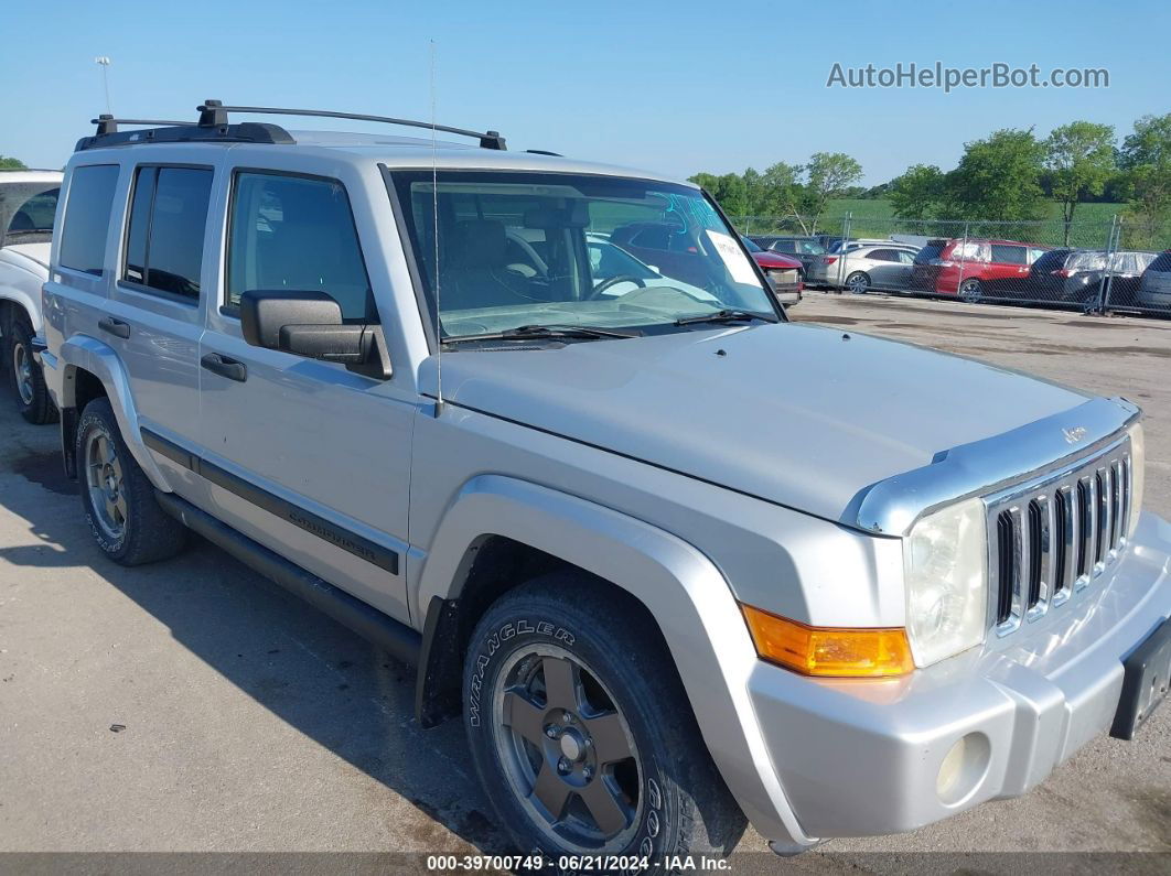 2006 Jeep Commander   Silver vin: 1J8HG48K46C206014