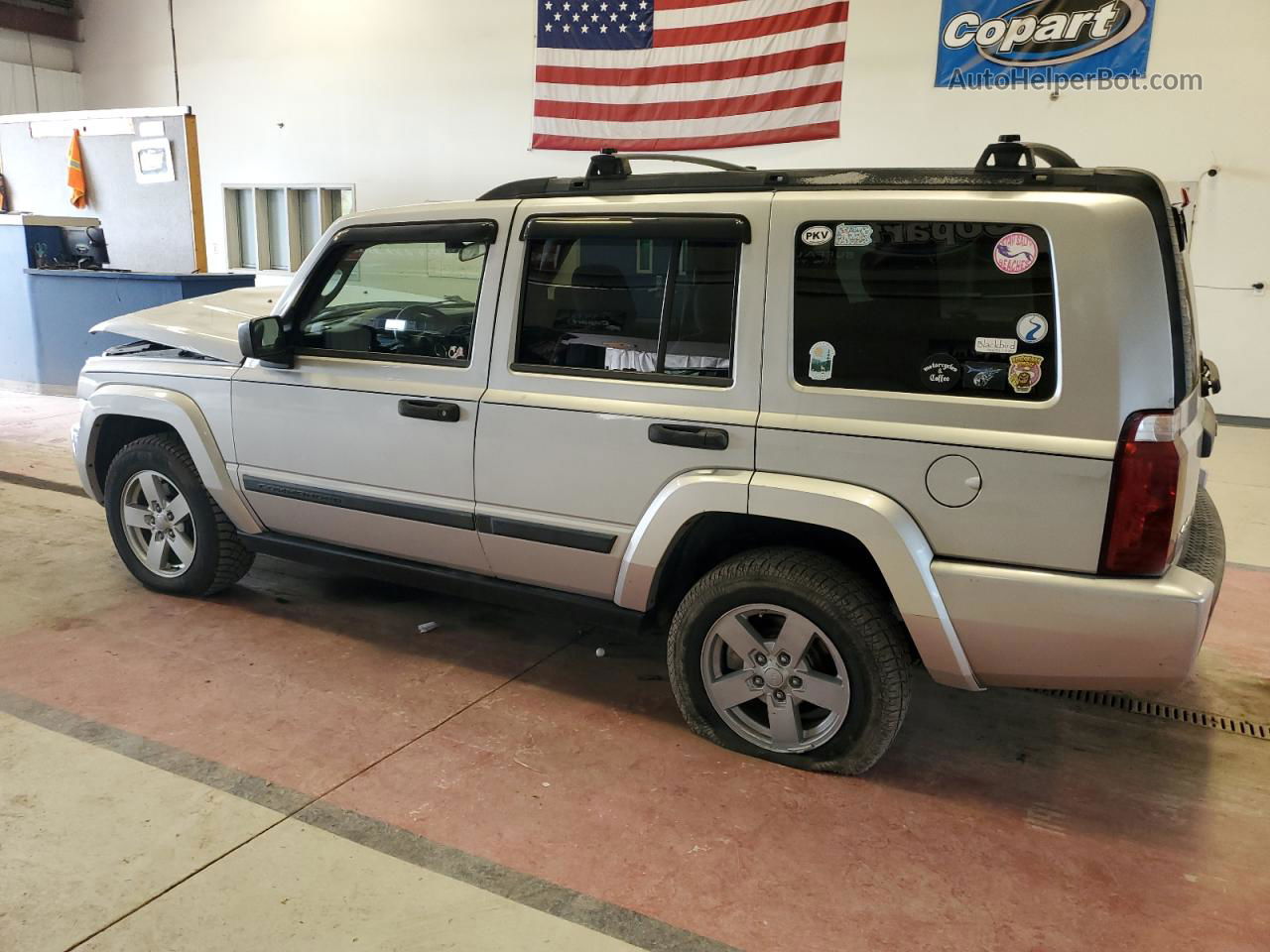 2006 Jeep Commander  Silver vin: 1J8HG48K46C233245