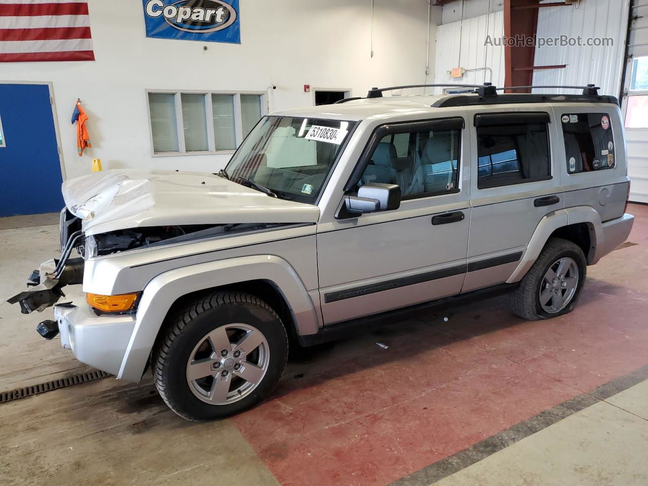 2006 Jeep Commander  Silver vin: 1J8HG48K46C233245