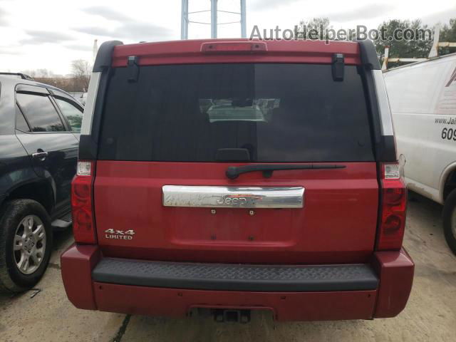 2006 Jeep Commander Sport Red vin: 1J8HG48K48C189217