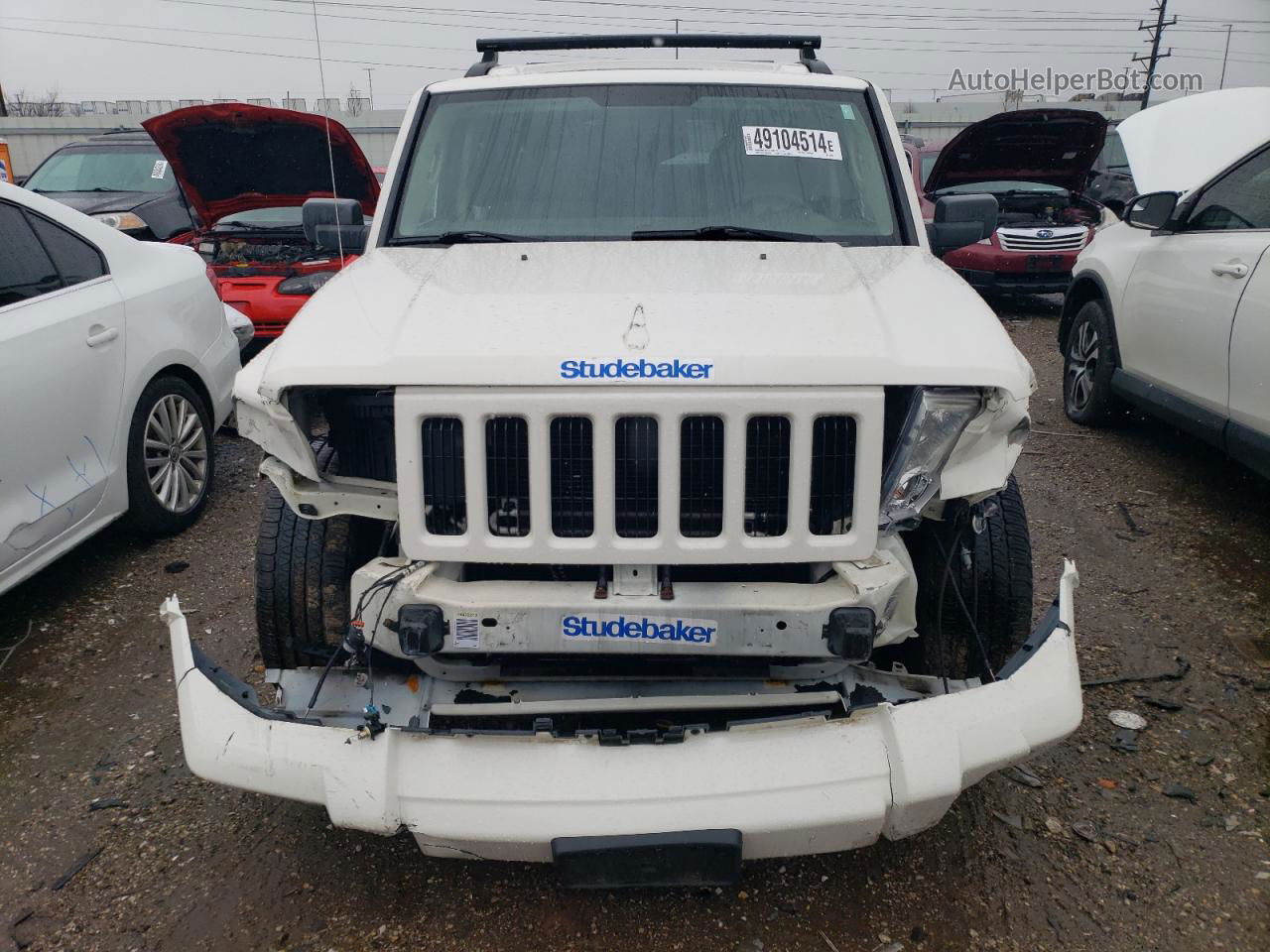 2006 Jeep Commander  Белый vin: 1J8HG48K56C156305