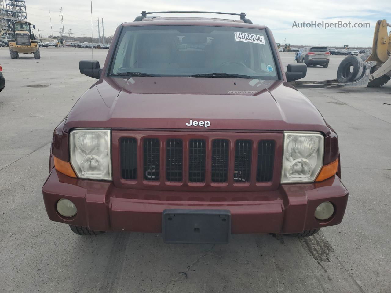 2006 Jeep Commander  Burgundy vin: 1J8HG48K56C369089