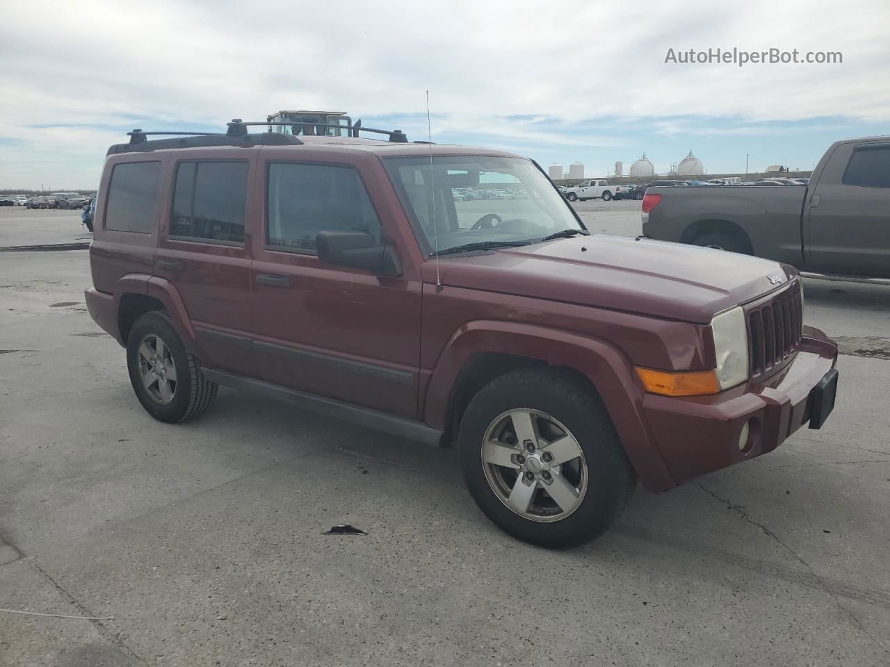 2006 Jeep Commander  Burgundy vin: 1J8HG48K56C369089