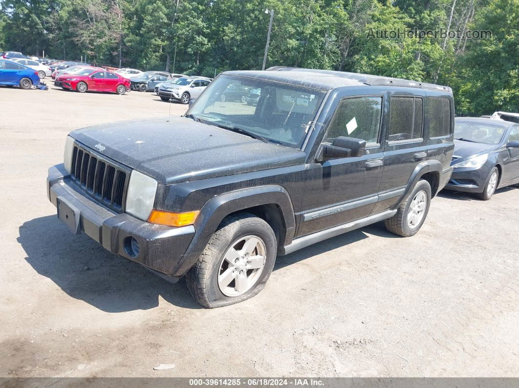 2006 Jeep Commander   Black vin: 1J8HG48K66C225650