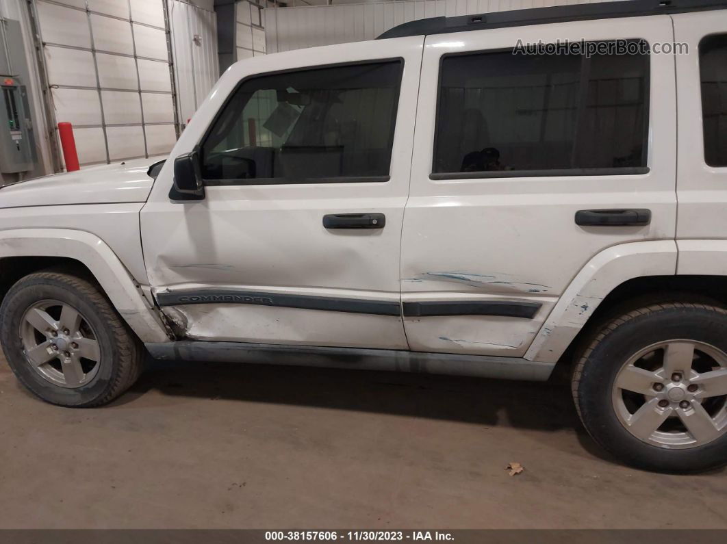 2006 Jeep Commander Белый vin: 1J8HG48K66C238897