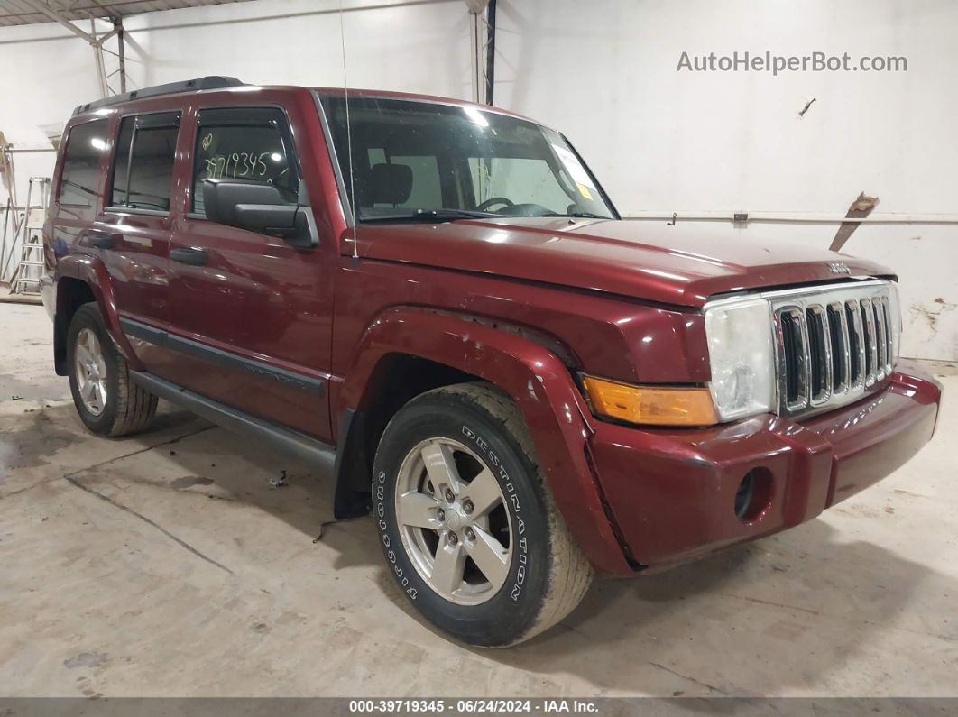 2006 Jeep Commander   Red vin: 1J8HG48K66C369103