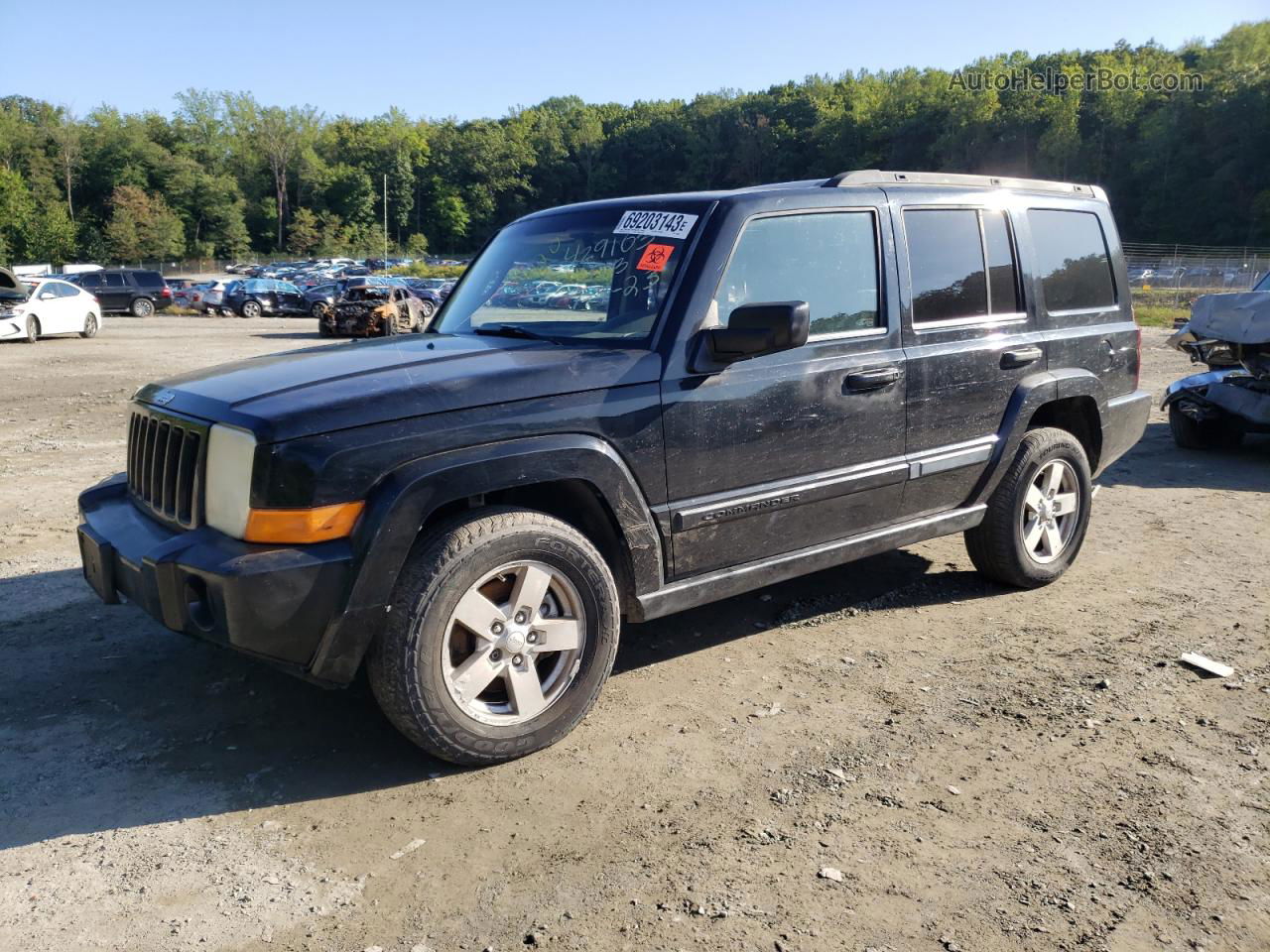 2006 Jeep Commander  Black vin: 1J8HG48K76C145001