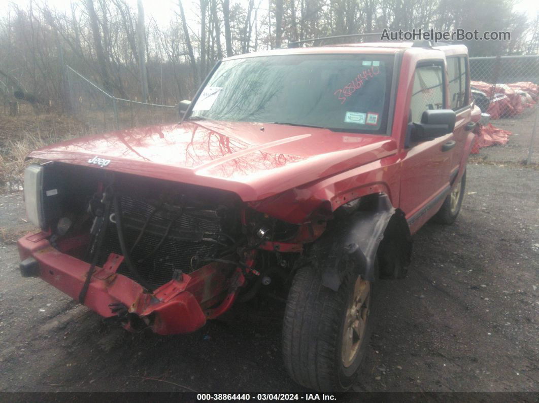 2006 Jeep Commander   Red vin: 1J8HG48K76C342623