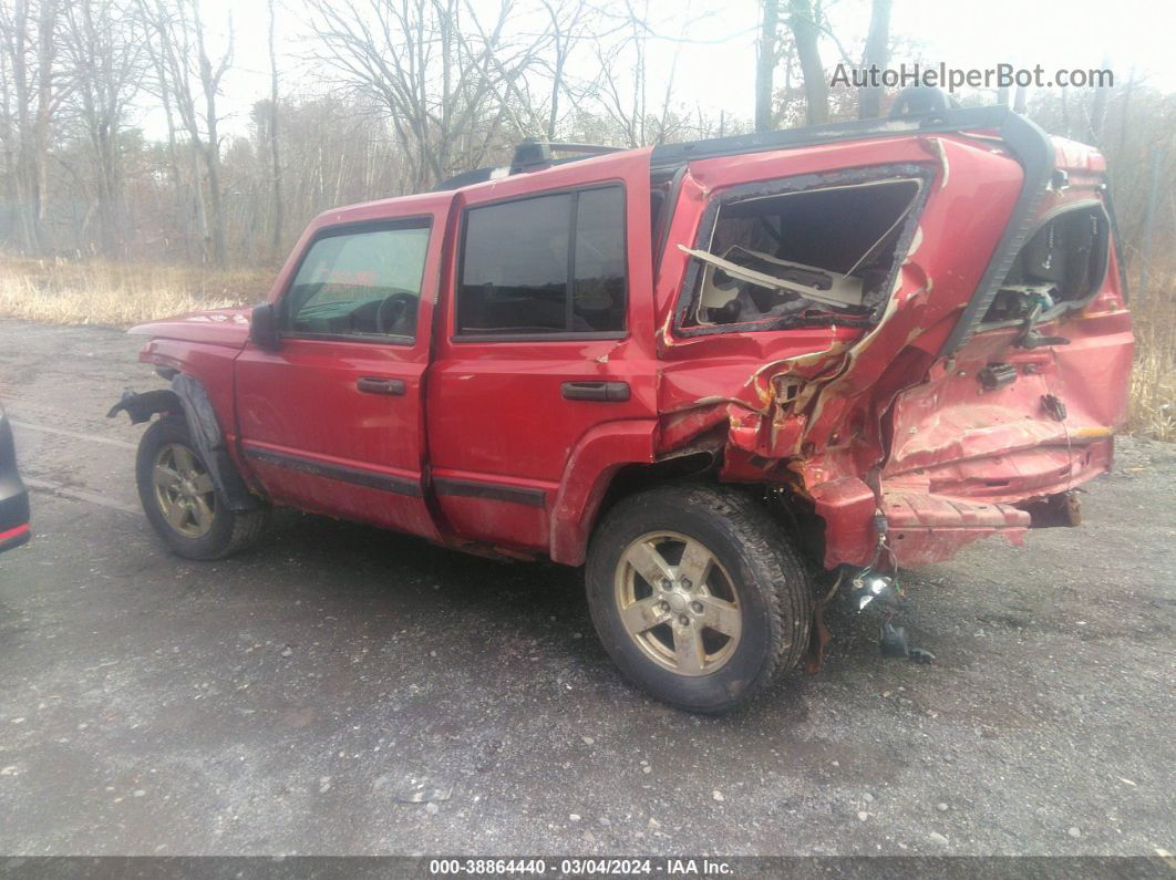 2006 Jeep Commander   Red vin: 1J8HG48K76C342623