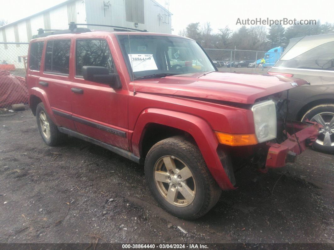 2006 Jeep Commander   Red vin: 1J8HG48K76C342623