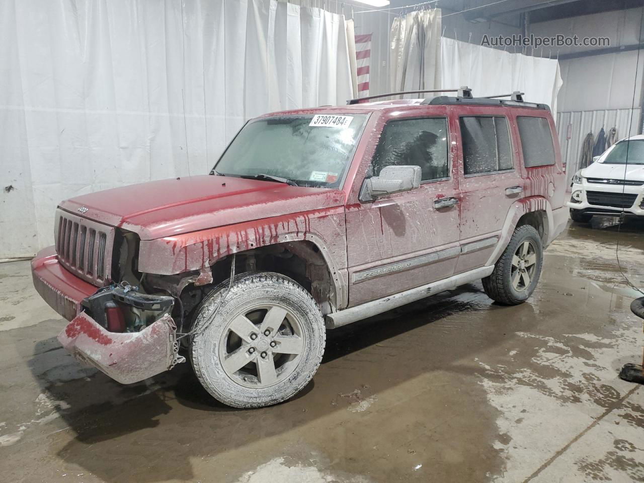 2006 Jeep Commander  Maroon vin: 1J8HG48K76C352584