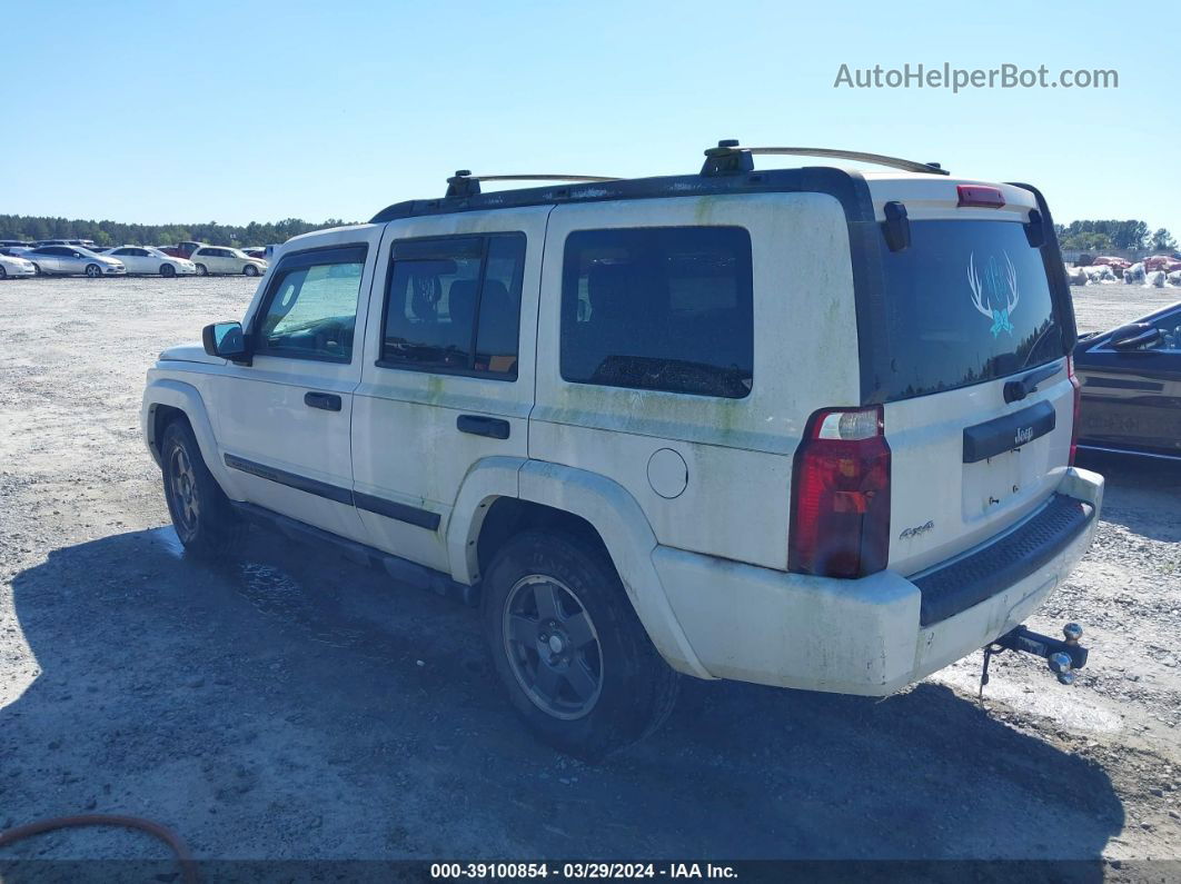 2006 Jeep Commander   White vin: 1J8HG48K86C208946