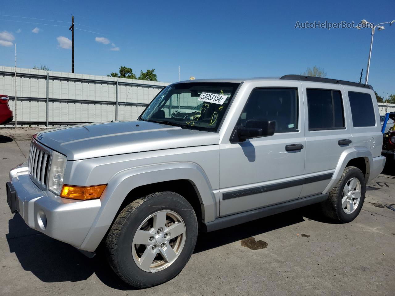 2006 Jeep Commander  Silver vin: 1J8HG48K86C233930